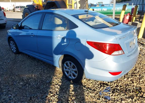 2013 Hyundai Accent Gls from USA, damaged, VIN KMHCT4AE2DU433934